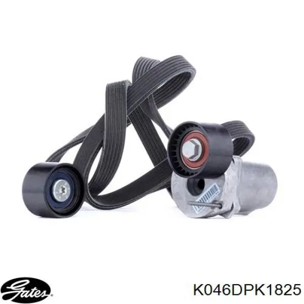 Ремень агрегатов приводной, комплект Gates K046DPK1825 цена, от 97.21 USD