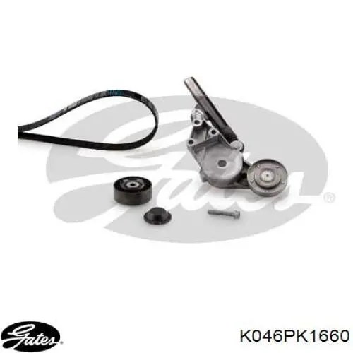 Ремень агрегатов приводной, комплект Gates K046PK1660 цена, от 105.50 USD