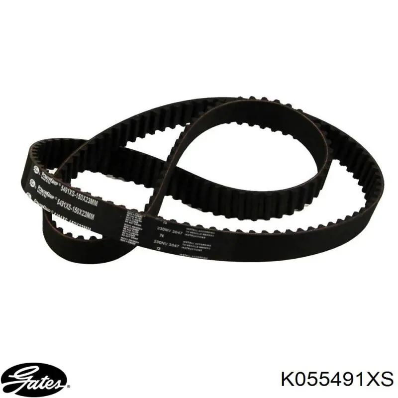 Ремень ГРМ, комплект Gates K055491XS