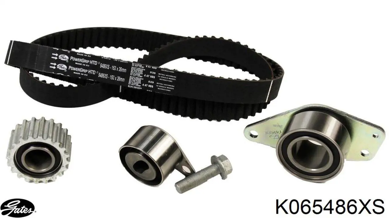 Ремень ГРМ, комплект Gates K065486XS