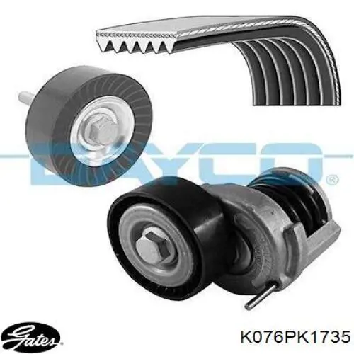 Купить K076PK1735 Gates Ремень приводной