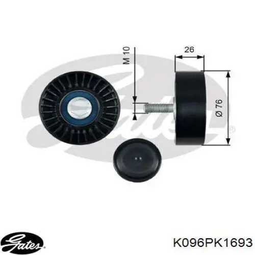 6PK1693K1 Continental/Siemens Ремень приводной, комплект