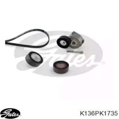 K136PK1735 Gates Ремень приводной, комплект
