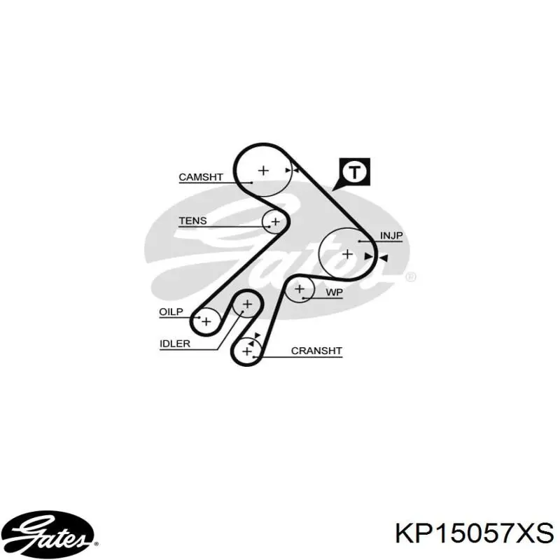 Комплект ремня ГРМ 1350364012 Toyota