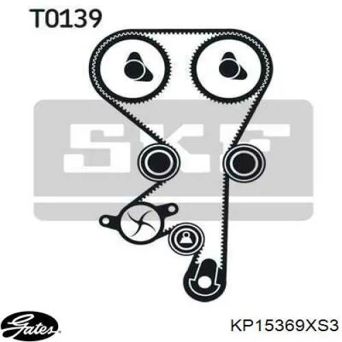 Комплект ГРМ KP15369XS3 Gates