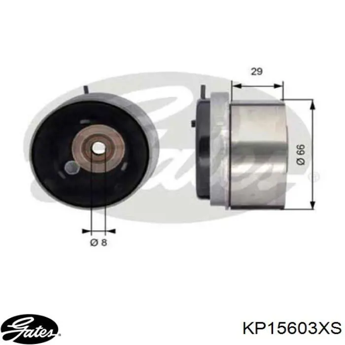 Ремень ГРМ, комплект Gates KP15603XS