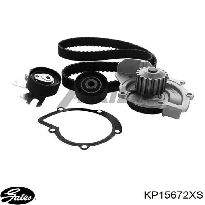 Ремень ГРМ, комплект Gates KP15672XS