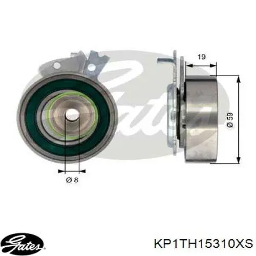 KP1TH15310XS Gates Комплект ремня ГРМ