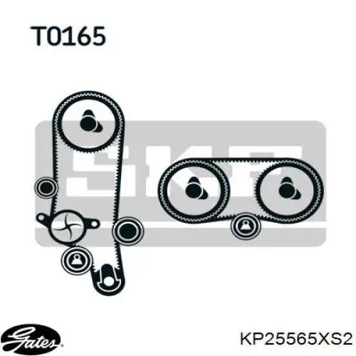 KP25565XS2 Gates Комплект ремня ГРМ