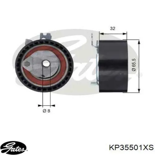 Купить KP35501XS Gates Комплект ГРМ