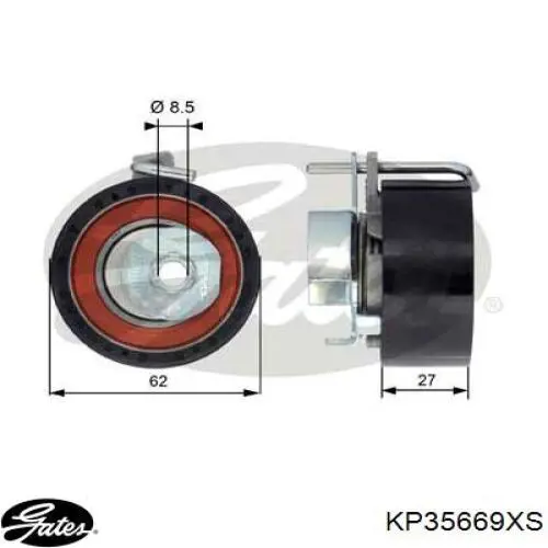 Комплект ГРМ KP35669XS Gates