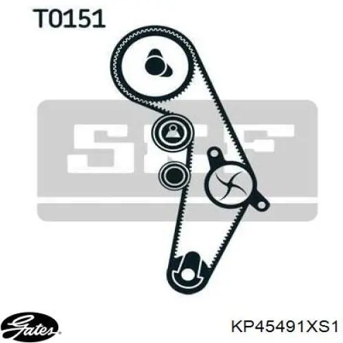 ГРМ ремни, комплект SNR KDP457450 цена, от 152.81 USD
