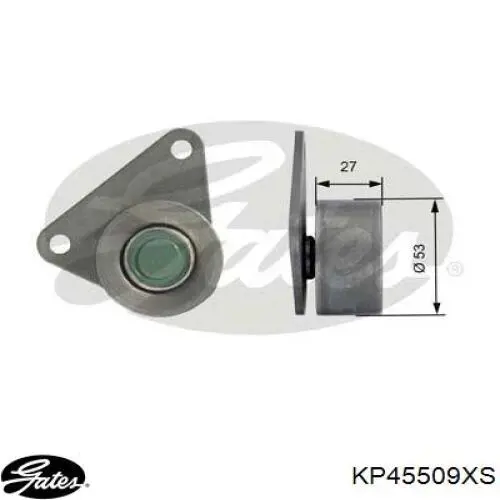 Ремень ГРМ, комплект Gates KP45509XS
