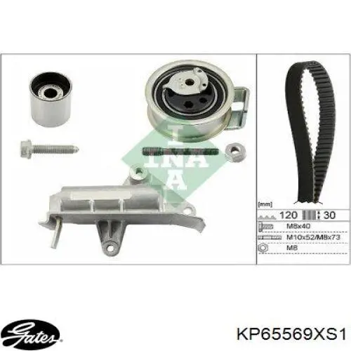 KP65569XS1 Gates Комплект ремня ГРМ
