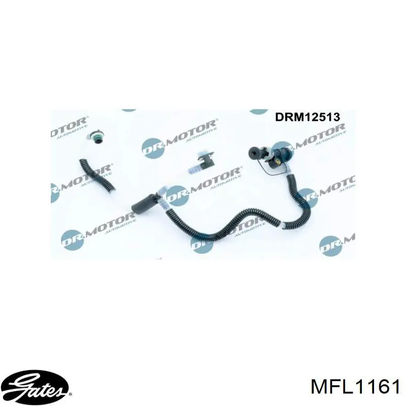 Купить MFL1161 Gates Трубка топливная от топливоподкачивающего насоса к клапану отсечки топлива