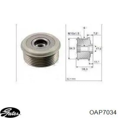 Шкив генератора AMA0036 Magneti Marelli
