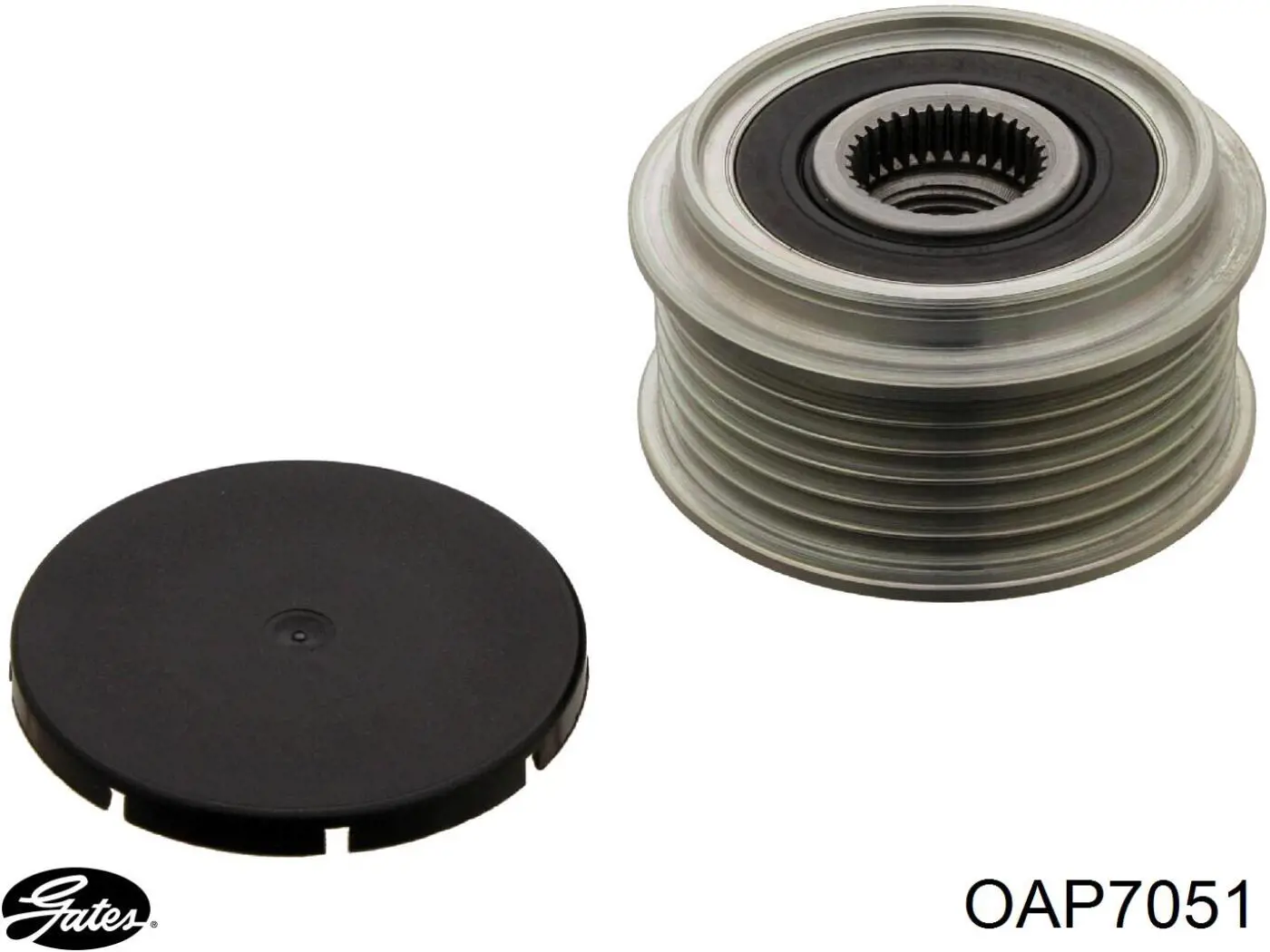 Инерционный шкив Gates OAP7051 цена, от 29.54 USD