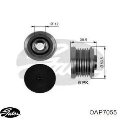 Polea de alternador OAP7055 Gates