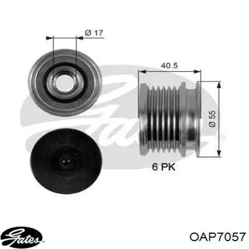 Шкив генератора OAP7057 Gates