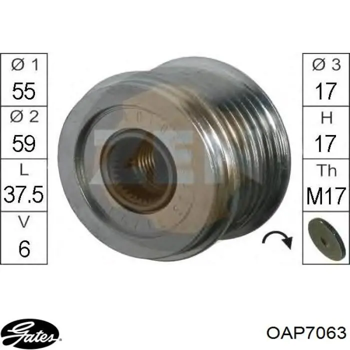 Купить 102328 Febi Шкив ремня генератора