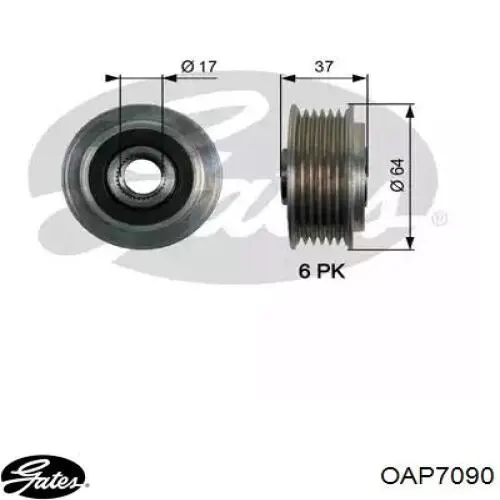 OAP7090 Gates Обгонная муфта генератора