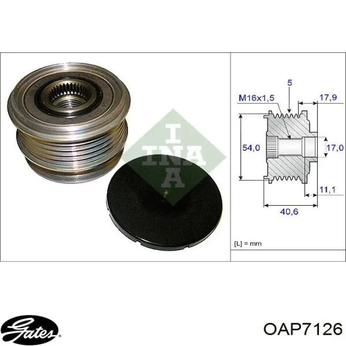 Инерционный шкив As-pl AFP0052V цена, от 33.26 USD