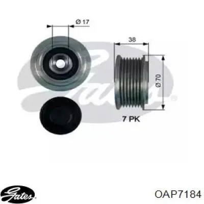 Шкив генератора OAP7184 Gates