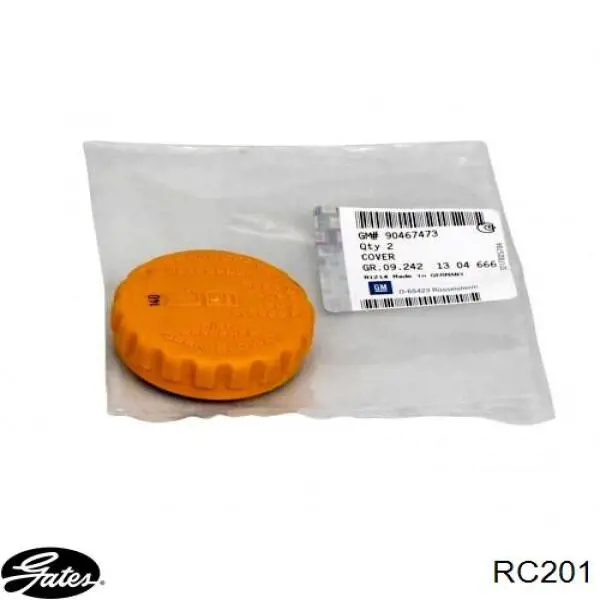 Крышка расширительного бачка Gates RC201 цена, от 4.41 USD