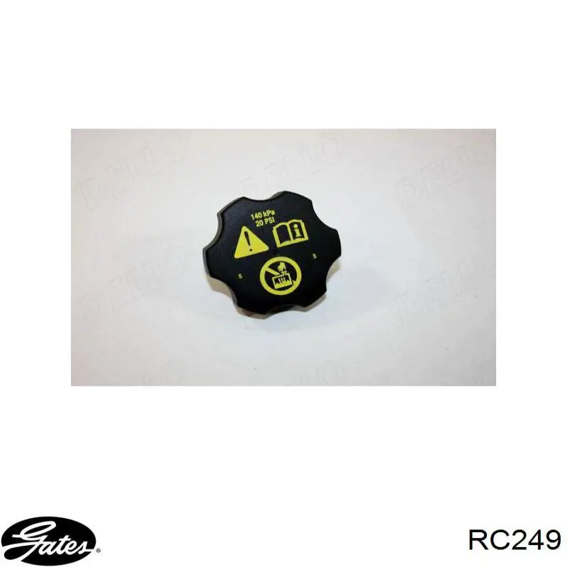 Крышка расширительного бачка Gates RC249 цена, от 7.05 USD