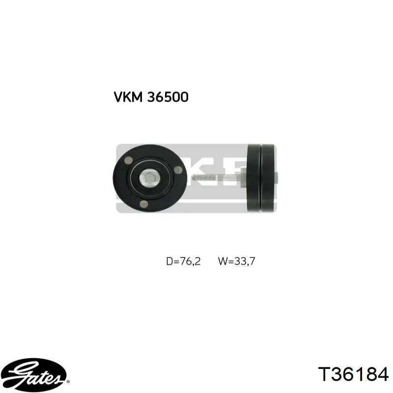 Паразитный ролик 31686027 Volvo