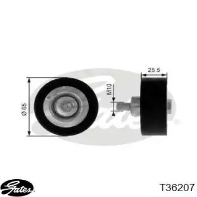 Натяжной ролик T36207 Gates