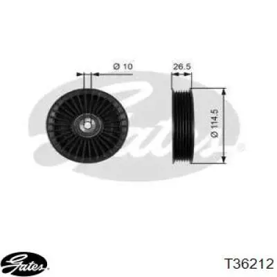 Паразитный ролик приводного ремня Gates T36212 цена, от 17.75 USD