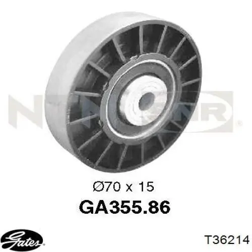 Паразитный ролик приводного ремня Dayco APV2156 цена, от 14.39 USD