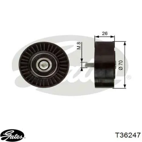 Купить MPQ0355 Magneti Marelli Паразитный ролик
