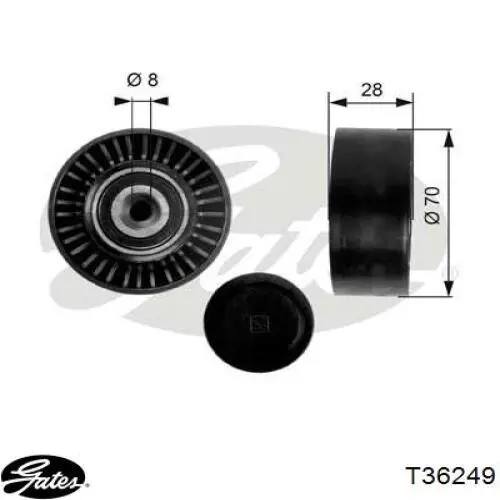 Натяжной ролик Fiat/Alfa/Lancia K68061368AA цена, от 12.83 USD