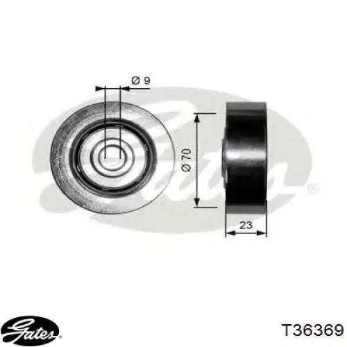 Ролик паразитный Kamoka R0428