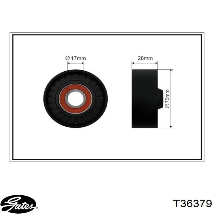 Ролик паразитный Kamoka R0385