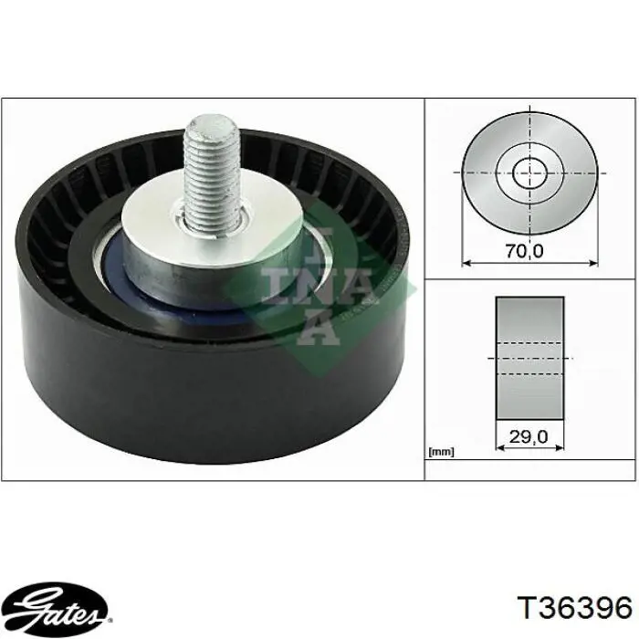 Паразитный ролик приводного ремня GP ORK504000412 цена, от 12.86 USD