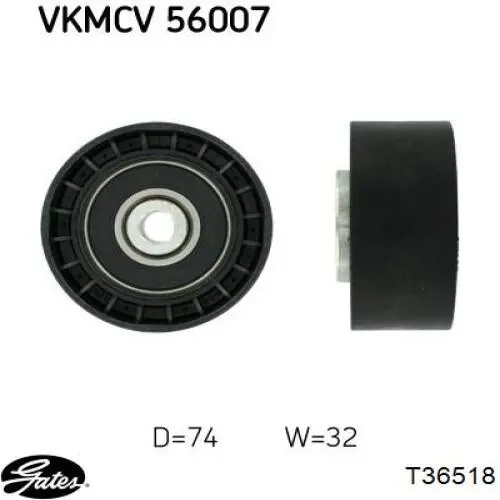 Паразитный ролик приводного ремня Dayco APV1118 цена, от 29.38 USD