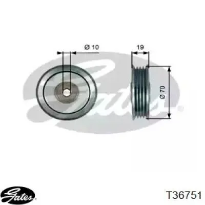 Натяжной ролик T36751 Gates