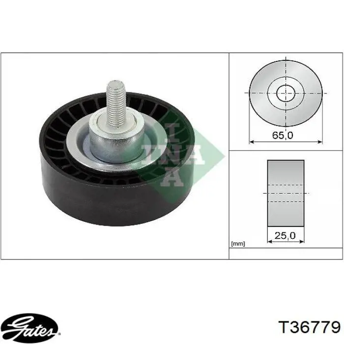 Натяжной ролик T2H1400 Jaguar