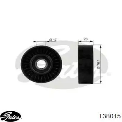 Натяжной ролик Gates T38015 цена, от 8.88 USD