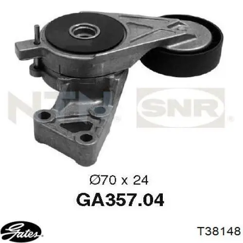 Натяжитель приводного ремня T38148 Gates