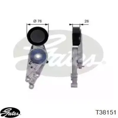 Натяжитель приводного ремня T38151 Gates
