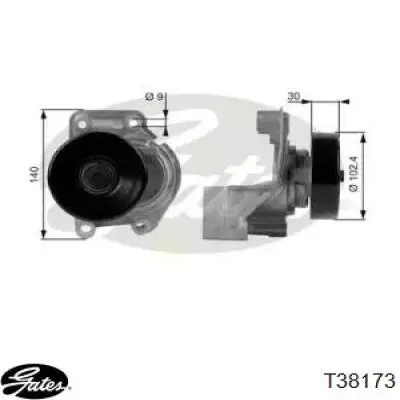 Натяжитель приводного ремня 49433 Continental/Siemens