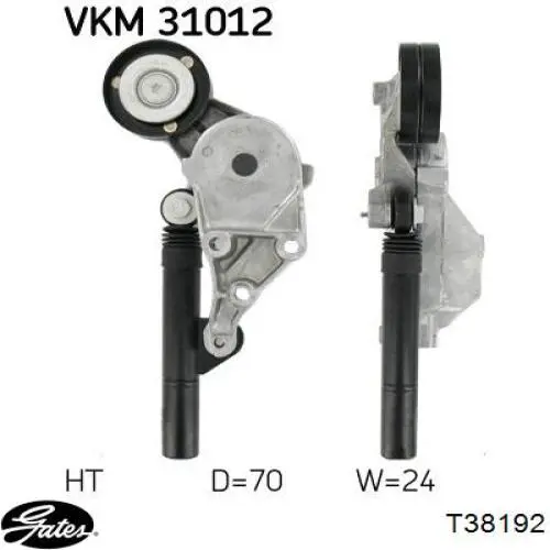 Роликовий модуль натяжителя ремня Triple Five 950434 цена, от 44.19 USD