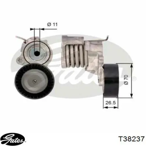 Купить 30684427 Ford Натяжитель приводного ремня