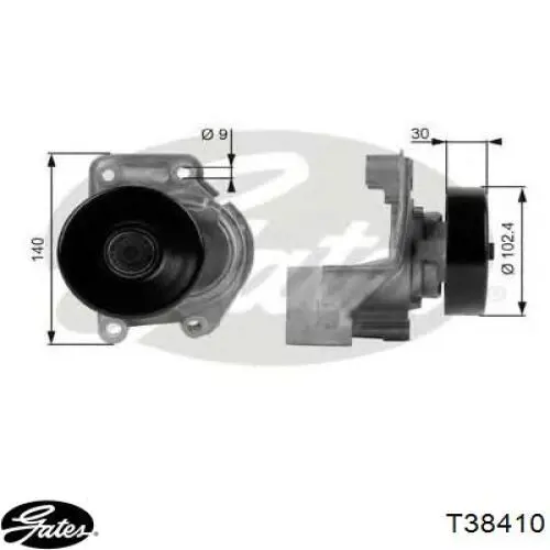 166200P020 Toyota Натяжитель клинового ремня