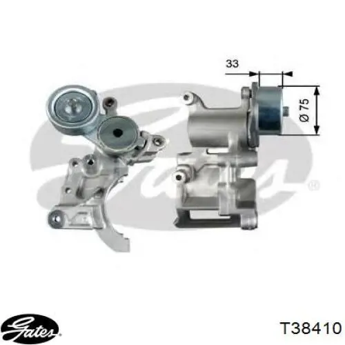 Роликовий модуль натяжителя ремня Toyota 166200P020 цена, от 89.64 USD