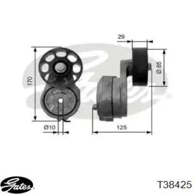 Натяжитель приводного ремня T38425 Gates